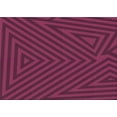 thumbnail image 1 of Ahgly Company Machine Washable Indoor Rectangle Transitional Burnt Pink Area Rugs, 3' x 5', 1 of 7