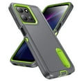 thumbnail image 2 of TECH CIRCLE for Motorola Moto G 5G (2025) PC+TPU Case, Anti-Drop Hybrid Heavy Duty Protective Phone Cover Shockproof Rugged Military Bumper Tough Kickstand Cover,Gray, 2 of 8