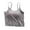 Dark Gray, variant on AherBiu Women Tank Tops with Built in Bra Cropped Undershirt Pajamas Spaghetti Strap Summer Basic Layer Camisole