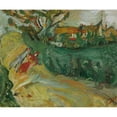thumbnail image 2 of Chaïm Soutine 23x20 Gold Ornate Framed and Double Matted Museum Art Print Titled - Walk to the Village (1918-1919), 2 of 4
