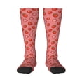 thumbnail image 1 of Xecao Red Strawberry Pattern Adult Stockings with Color-Block Design and 3D Print, Breathable Comfortable Hosiery for Daily Wear and Sports, 1 of 6