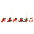 thumbnail image 2 of Trenes De Juguete Adornos Navideños Fiesta Decoración Navideña 6 Piezas, 2 of 7