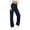 Navy, variant on Vibrex Yoga Leggings Women,Fashion Women's High Waisted Button Casual Pockets Solid Color Elastic Waist Long Pant Leggings Compression Pants