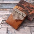 thumbnail image 3 of Instrumento Musical de percusión Kalimba 21 teclas madera de caoba dedo Likrtyny pulgar Piano Sanza Africana Mbira con herramienta de afinación partituras, 3 of 8