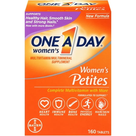 One A Day Women's Petite Multivitamins, 160 Count