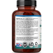 Fineland Vitamins Omega-3 Max Omega Fatty Acid Supplements Heart Health Cognitive Function 60 Softgels