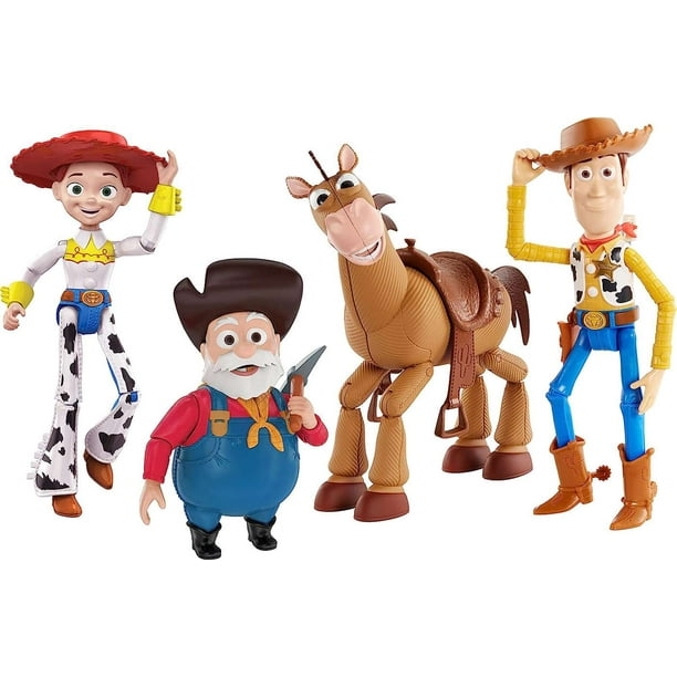 Disney / Pixar Woody's Roundup Woody, Jessie, Bullseye & Stinky Pete ...