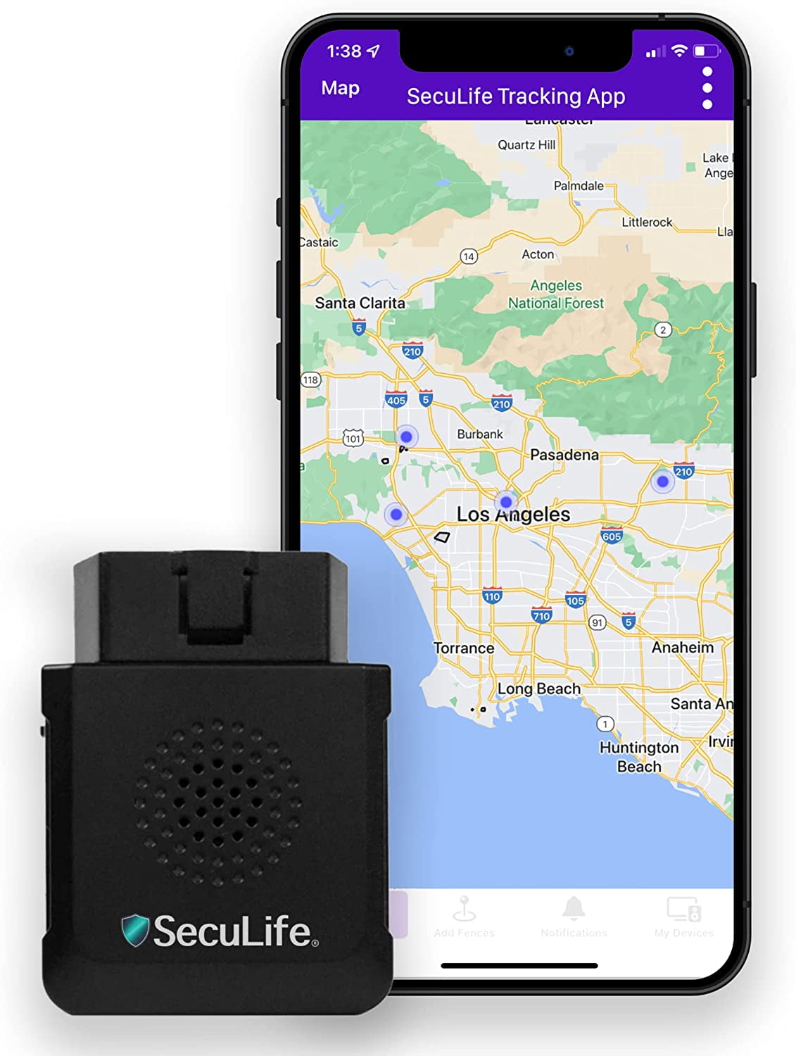 Localizador GPS Pitty-OBD para coches