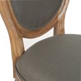 thumbnail image 6 of OSP Home Furnishings Trinity Oval Back Chair in Otter Fabric with Brushed Frame, 6 of 6