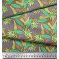 thumbnail image 2 of Soimoi Cotton Duck Fabric Dot & Leaves Artistic Decor Fabric Printed Yard 42 Inch Wide, 2 of 3