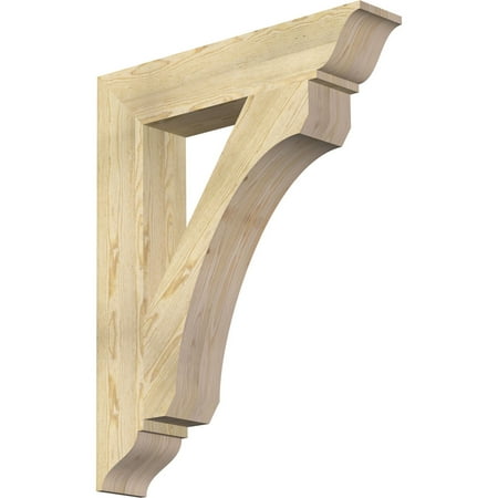 

Ekena Millwork 6 W x 32 D x 40 H Legacy Traditional Rough Sawn Bracket Douglas Fir