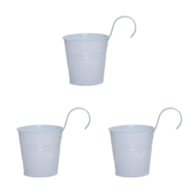 Wosthever Metal Fácil De Limpiar Y Ventilar Inodoro Decoración Colgante Para Balcón Jardín Y Oficina Duradero E Hipoalergénico Blanco Type1 NO1