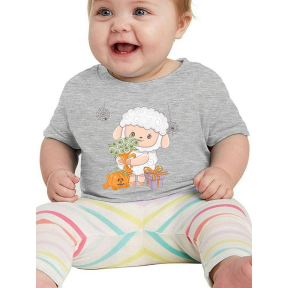 Cartoon Sheep W Gummy Eyes T-Shirt Infant -Image by Shutterstock,  12 Months