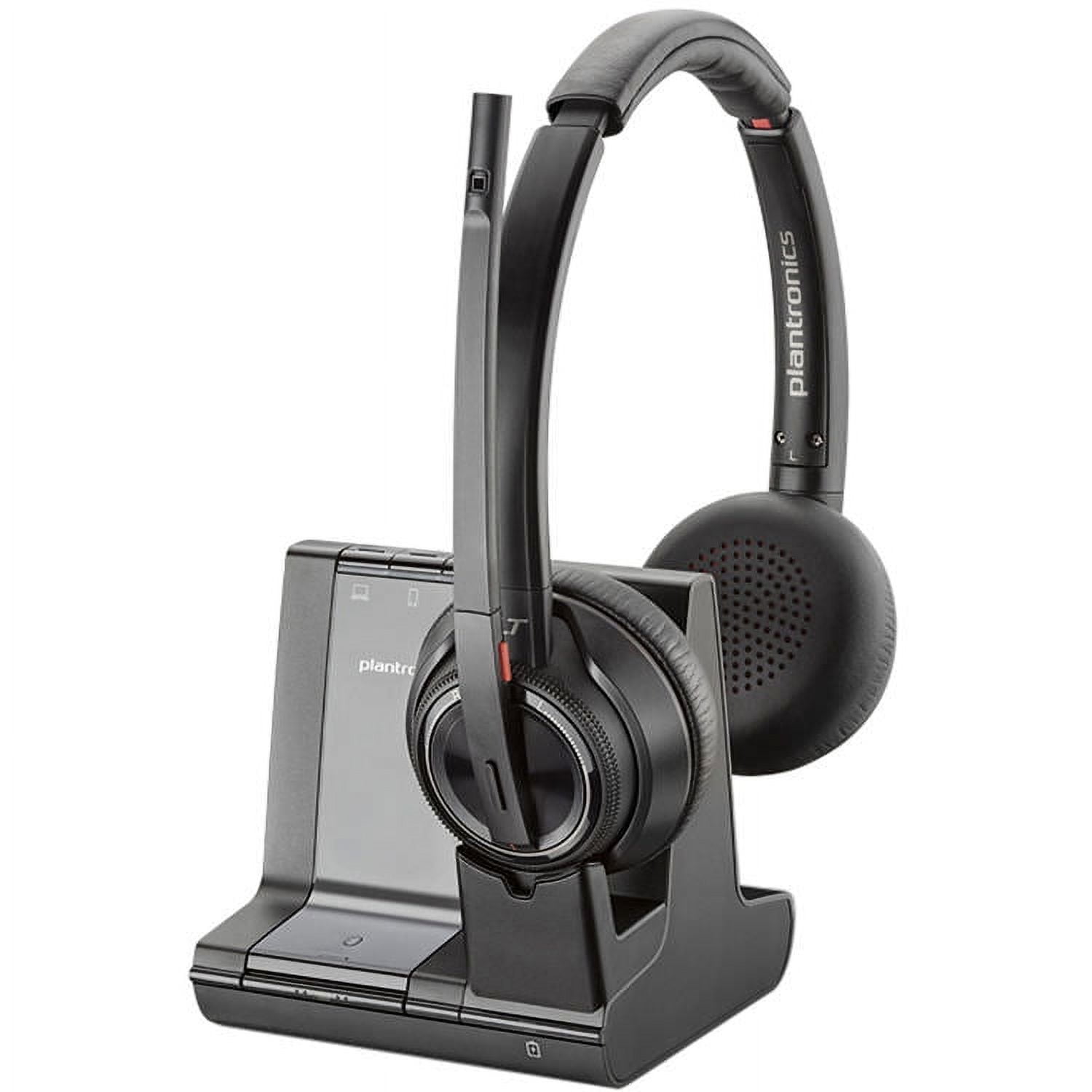 Plantronics 203949-01 Savi W445-M ヘッドセット ワイヤレス DECT 6.0 ブラック PLANTRONICS 203949-01 Savi W445-M Headset, Wireless, DECT 6.0