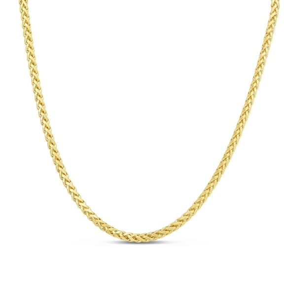JewelStop 14k Yellow Gold 20in 4.1mm Diamond-Cut Round Franco Chain with Lobster Clasp