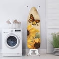 thumbnail image 3 of HELLHERO Soft Ironing Board Cover, Sunflowers Butterfly Ironing Board Cover, Non Stick Scorch and Stain Resistant Standard Size 15x54 Inch with Elastic Edges, 3 of 5