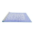 thumbnail image 2 of Ahgly Company Machine Washable Indoor Round Persian Blue Traditional Area Rugs, 3' Round, 2 of 4