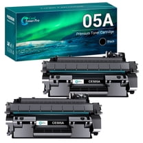 05A CE505D | Compatible Toner Replacement for HP 505A CE505A to Use with HP LaserJet P2050 P2055D P2055DN P2055X P2030 P2035 (Black,2 Pack)