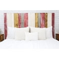 thumbnail image 3 of Barn Walls Country Mix Signature Design, Multicolored Solid Wood Headboard, Floating Panels, Wall Mount, Adjustable Height, Easy Assembly, King Size, 3 of 10