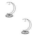 thumbnail image 6 of Set of 2 Fruit Iron Plate Hanging Fruits Basket Hook Hooks for Ornaments Child Black, 6 of 8