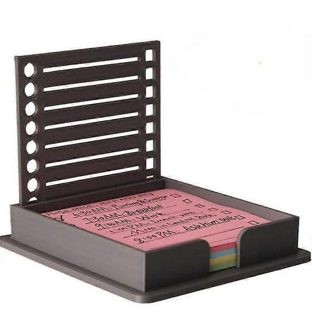 Sticky Note Holder, Sticky Note Dispenser Compatible with Post-It Note, Post It Note Organizer 3x3 Self-Sticky Note Pads