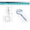 thumbnail image 3 of Ganchos de tornillo de acero inoxidable, ganchos de perno de ojo, ganchos de tornillo de hamaca de coleta de acero, ideal para candelabros, cortinas, manualidades, hamacas. Afortunado Sencillez, 3 of 3