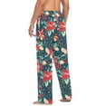 thumbnail image 3 of FORMRS Mens Pajama Pants with Pockets Sleepwear Lounge Bottoms Sizes S-2XL, Christmas Themed Leaves, 3 of 7