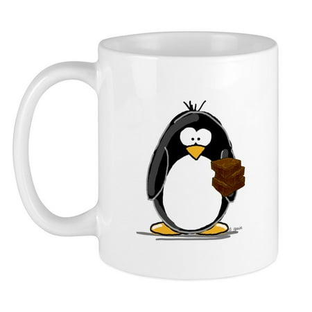 

CafePress - Chocolate Brownie Penguin Mug - Ceramic Coffee Tea Novelty Mug Cup 11 oz