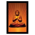 thumbnail image 1 of IBA Indianbeautifulart Peaceful Gautam Buddha Digital Prints Poster With Frame For Living Room Home Decor Religious Frame Wooden Frame For Wall Decor, 1 of 7