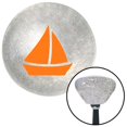 thumbnail image 1 of Orange Sail Boat No.2 Clear Retro Metal Flake Shift Knob with M16 x 1.5 Insert Auto, 1 of 1