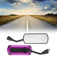 thumbnail image 3 of Unique Bargains 1 Set M10 Universal Motorcycle Rear View Mirrors Bar End Side Mirrors Mount Adjustable Iron Plastic Square Shape Purple, 3 of 7