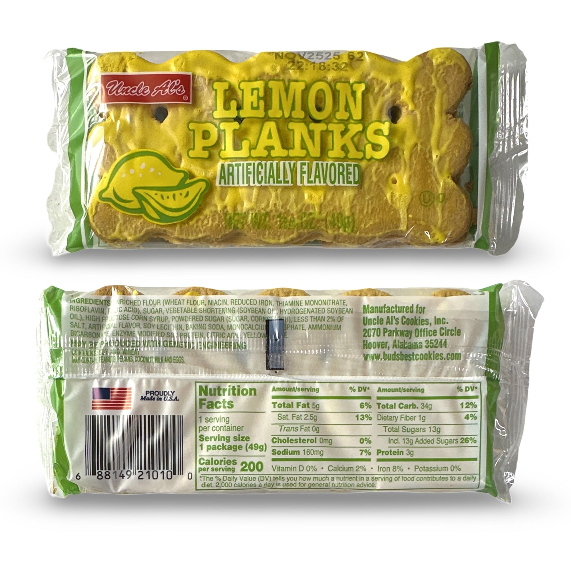 Uncle Als Stage Planks Bulk 48 Variety Pack (Original, Banana, Lemon, and Strawberry)
