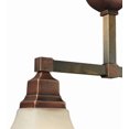thumbnail image 2 of Meyda Tiffany 129083 Bungalow 2 Light 16" Wide Semi-Flush Linear Ceiling Fixture - Copper, 2 of 7