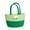 Green, variant on WLOELOEW Woven Monster Design Storage Basket With Handles Cotton Thread Organizer Bin For Kids Room Decor Green 11.8 X 3.9 X 6.7 Inches Green