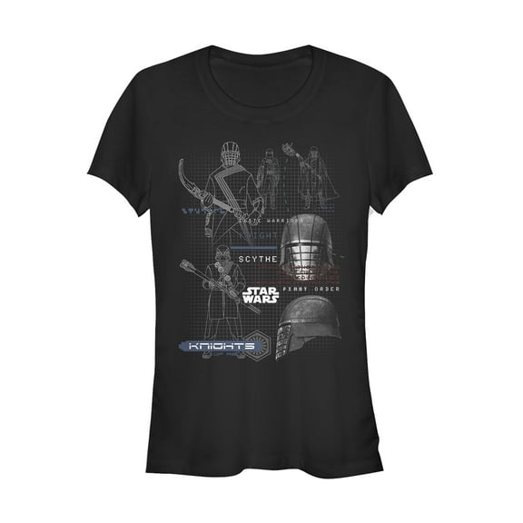 Junior's Star Wars: The Rise of Skywalker Knights of Ren Warrior  Graphic Tee Black Medium