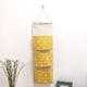 thumbnail image 2 of Cateissary Bolsa de almacenamiento organizadora para colgar en la pared de 3 rejillas que contiene juguetes bolsa de bolsillo de decoración 2019 Almacenamiento y organización del hogar amarillo Cateissary JJ13863-01, 2 of 6