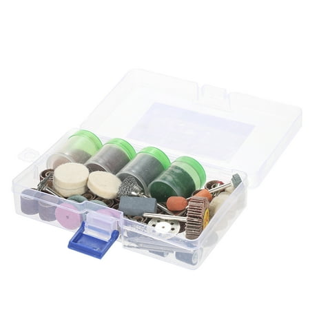 

196Pcs 1/8 Shank Rotary Tool Accessories Set Sanding Grinding Brushing Polishing Bits Accessory Kit With Storage Box