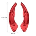 thumbnail image 2 of Pair Red Steering Wheel Shift Paddle Shifter for Subaru Outback Legacy Impreza for Toyota GT86 Aluminum Alloy, 2 of 5