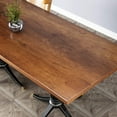 thumbnail image 3 of Durable Vinyl Self Adhesive Vinyl Wrap, Waterproof Burl Wood Contact Paper for Countertops, Heat Resistant Scratch Proof Removable for Kitchen Island, Brown, 45CMx10M, 3 of 6