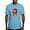 Baby Blue, variant on - A Product Of Washington DC T Shirt - Fitted T-Shirt, Vintage Fit Soft Cotton Tee