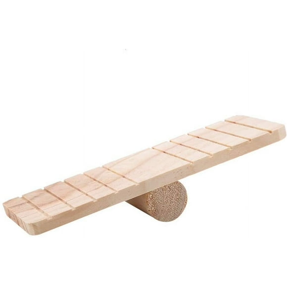 Juguete de columpio para hámster, accesorio de jaula de escalada de jarra de madera, adecuado para chinchillas, hurones, roedores y animales pequeños.
