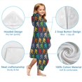 thumbnail image 7 of Multicolor Bigfoot Pattern Hooded Bath Towel，60"x35" for Ages 3 To 12 Kids, Quick Dry Lightweight Soft Microfiber Hood Beach Towel Cover Up for Kids, 7 of 7