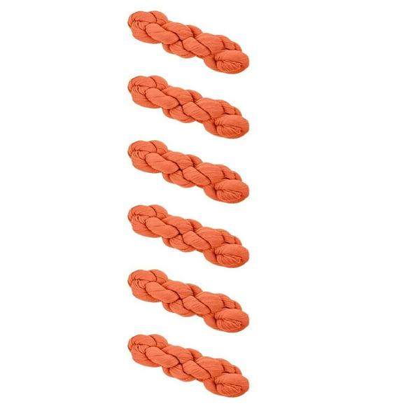 Paquete de 6 Caminos de Mesa de Naranja Translúcidos de 3 Metros de .