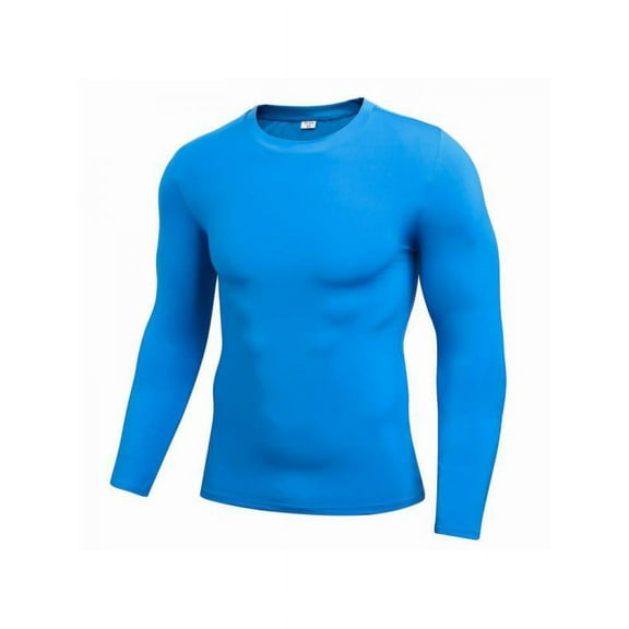 Men Sports T-Shirt Fitness Compression Base Layer Tight Long Sleeve Tops