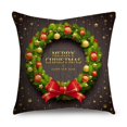 thumbnail image 1 of Fundas de almohada de Navidad para sofá, decoración del hogar, adorno de árbol de Navidad, muñeco de nieve, bolas, 40 cm, 45 cm, 50cm, 1 of 4