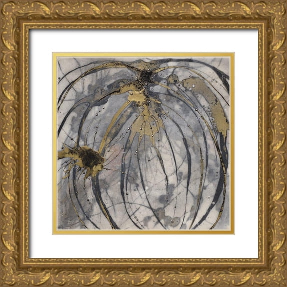 Gutierrez, Katie C. 20x20 Gold Ornate Wood Framed with Double Matting Museum Art Print Titled - Regeneration 2