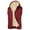 #04 Wine 【Mix, Match & Rotate: Stock Up on Daily Colors】, variant on Men's Lightweight Sleeveless Hoodie Jacket Vest Solid Color Outdoor Sports Fishing Hiking Casual Pullover Full-Zip Quilted 100% Polyester Travel Streetwear Fashion Essential Gift
