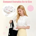 thumbnail image 6 of Small Makeup Bag | Discreet Period Bag Pad Pouch for Purse| Sanitary Napkin Storage & Tampon Holder for Travel(Bow pink), 6 of 6
