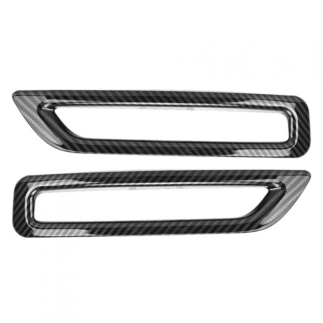 Cubierta de luz antiniebla del parachoques trasero Ticfox 2 uds apto para Nissan Sylphy Sentra 2020 Textura de fibra de carbono