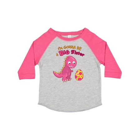 

Inktastic Dinosaur Future Big Sister Gift Toddler Toddler Girl T-Shirt
